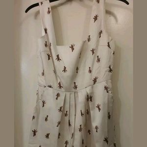 Under Skies Giraffe Dress Size S